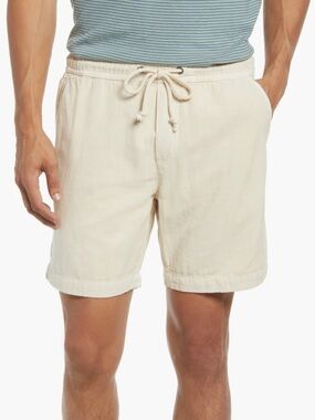 Marine Layer Saturday Beach Cotton Drawstring Shorts size small